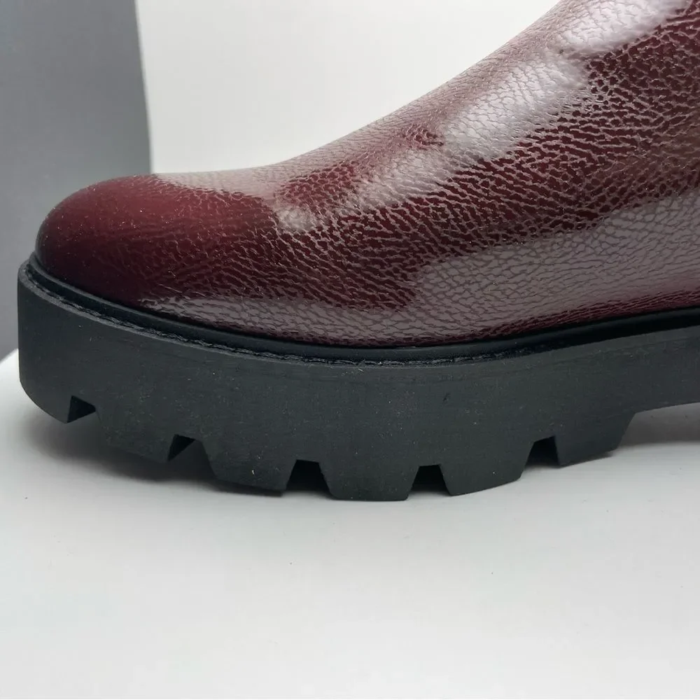 VGUC - Franco Sarto Women's Balinbooty Ankle Boot, Sz 11, Burgundy - Picture 9 of 9